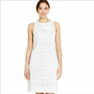 Izod sz large white eyelet dress, EUC!